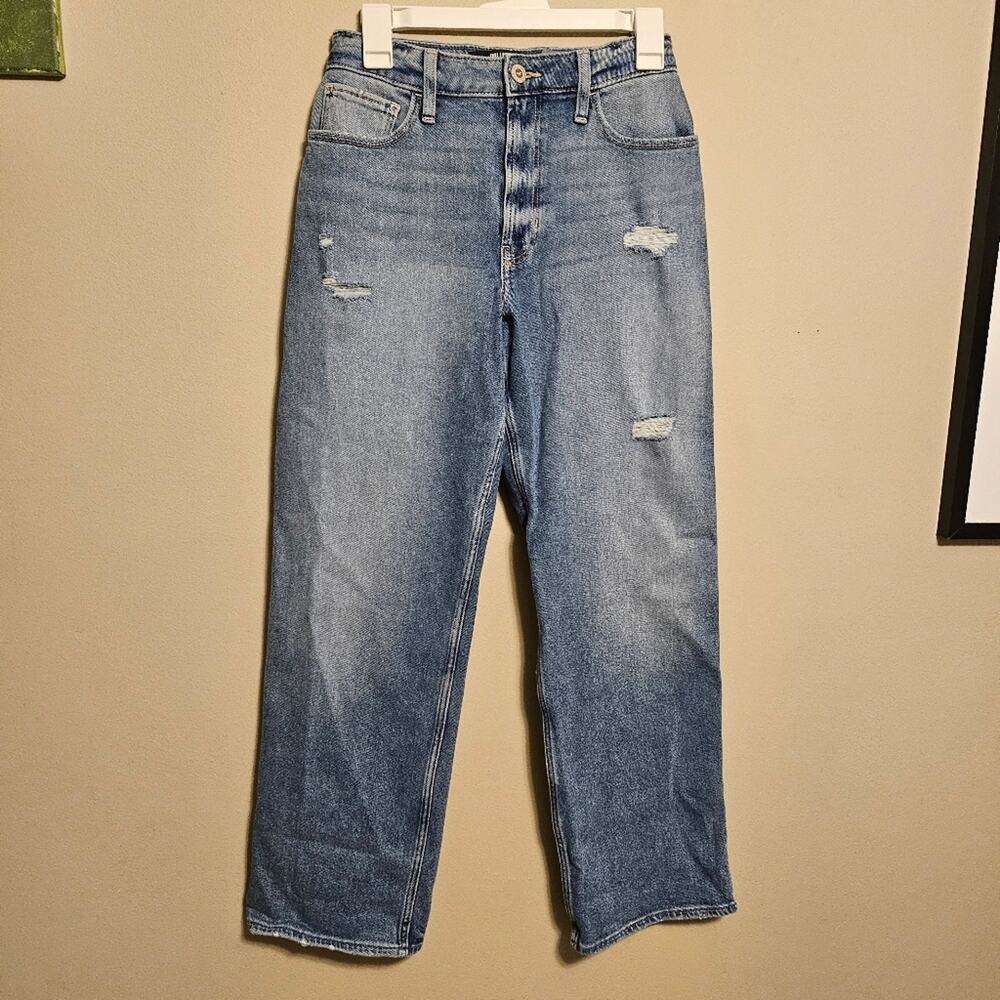 Hollister Ultra Hise Rise Dad Jean Denim Size 2S 26S NWT